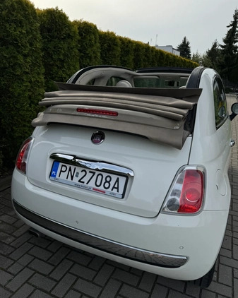 Fiat 500 cena 24300 przebieg: 126000, rok produkcji 2013 z Konin małe 596